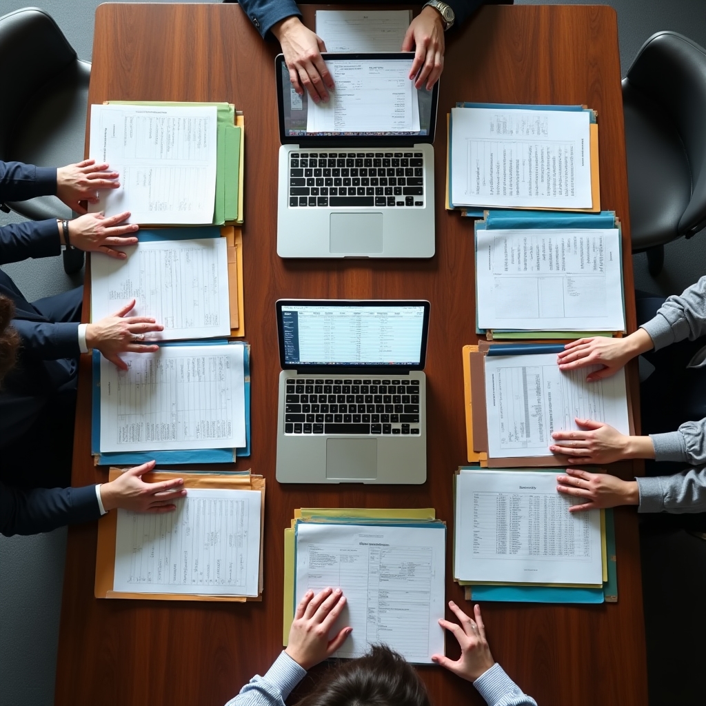 Panoramica del flusso di lavoro amministrativo e contabile