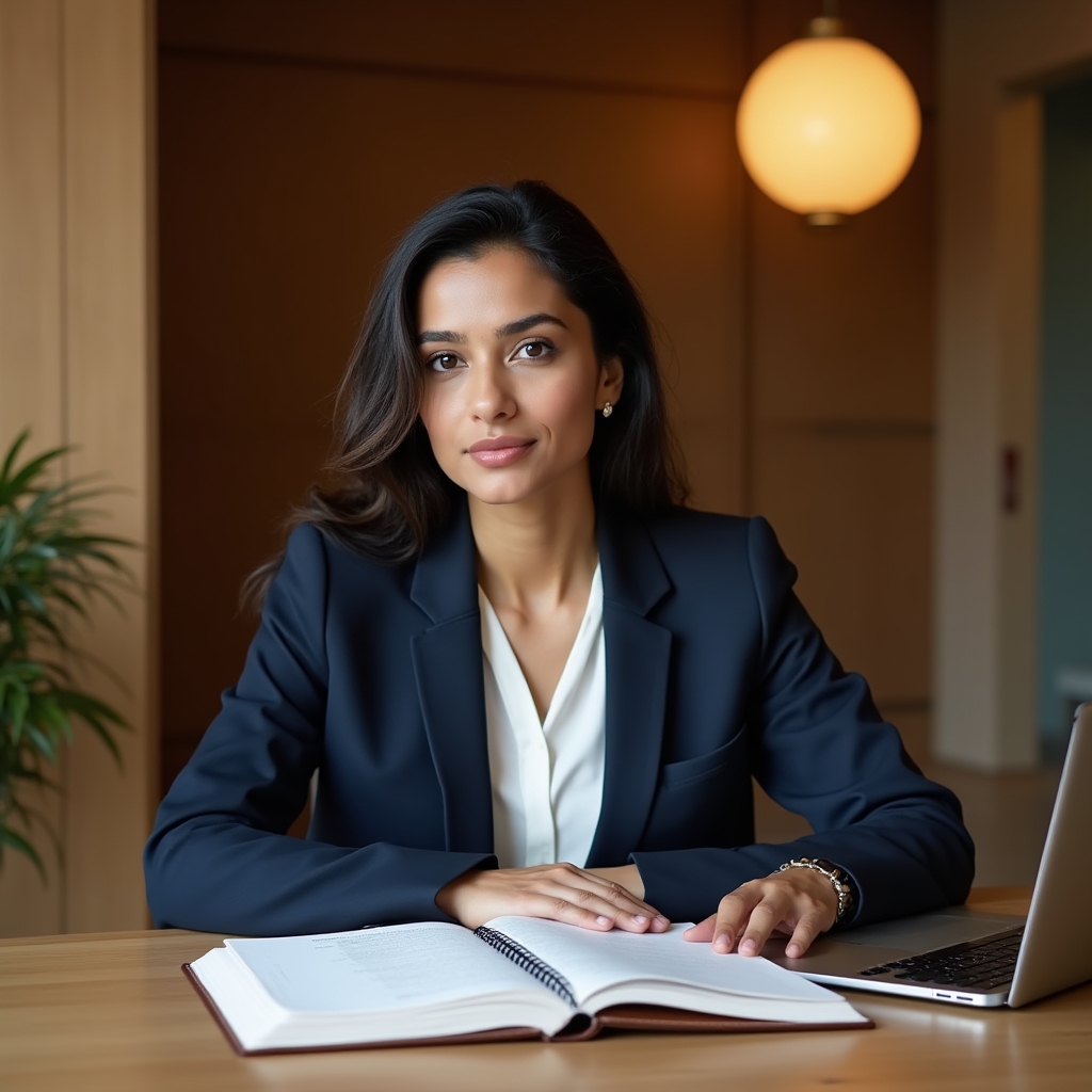 Freelance con documenti amministrativi organizzati sulla scrivania